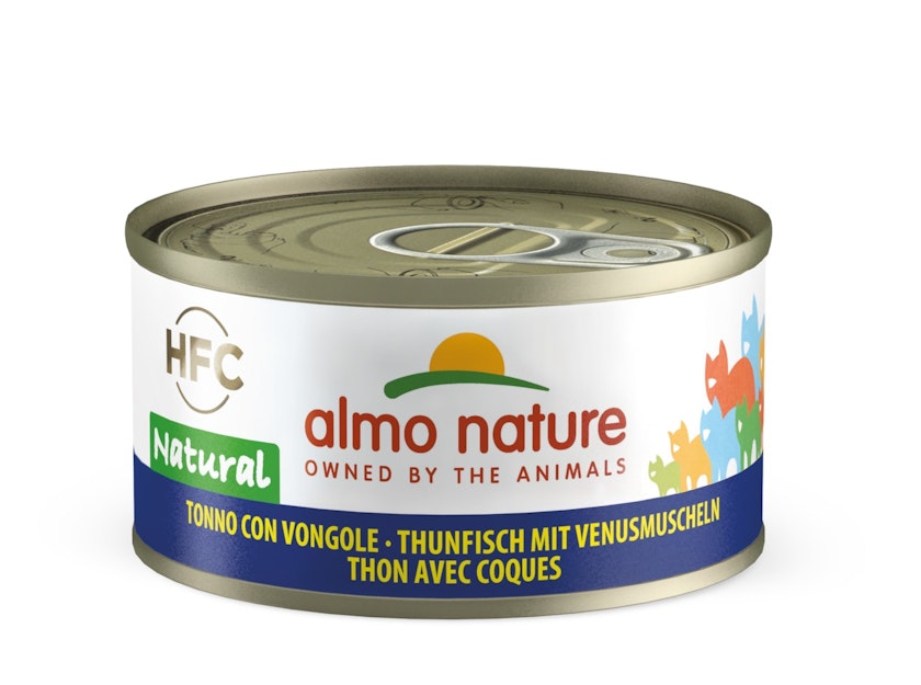 Almo Nature HFC Natural 70g Dose Katzennassfutter 24 x 70 Gramm Thunfisch & VenusmuschelnVorschaubild