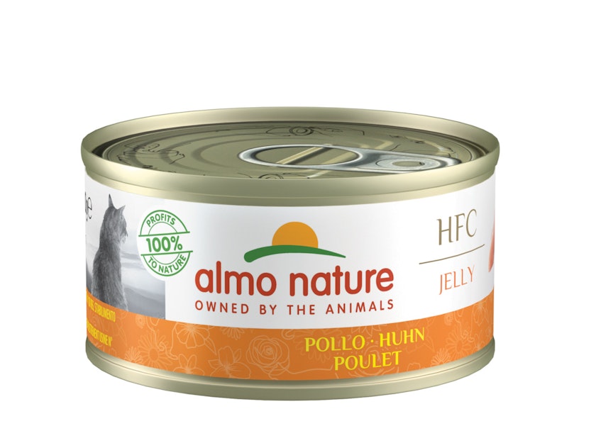 Almo Nature HFC Jelly 70g Dose Katzennassfutter Sparpaket 48 x 70 Gramm HuhnVorschaubild