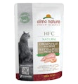 Almo Nature HFC Raw Pack 55g Beutel Katzennassfutter 24 x 55 Gramm Huhn & SchinkenVorschaubild