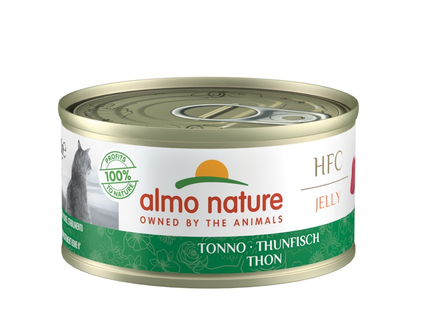 Almo Nature HFC Jelly 70g Dose Katzennassfutter Sparpaket 48 x 70 Gramm ThunfischVorschaubild