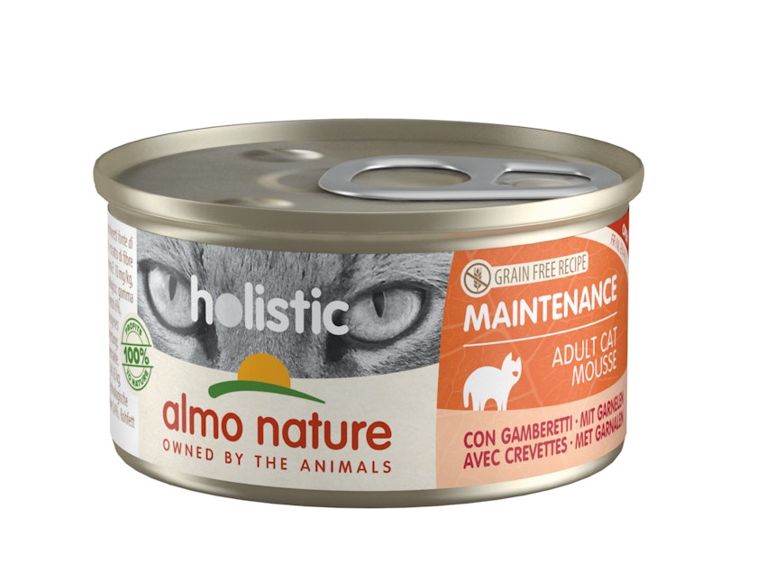 Almo Nature PFC Holistic Maintenance 85g Dose Katzennassfutter 24 x 85 Gramm mit GarnelenVorschaubild