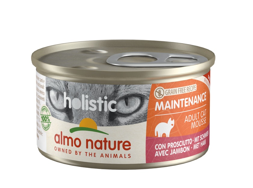 Almo Nature PFC Holistic Maintenance 85g Dose Katzennassfutter 24 x 85 Gramm mit SchinkenVorschaubild