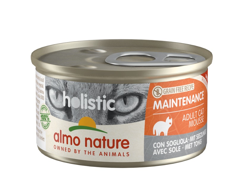 Almo Nature PFC Holistic Maintenance 85g Dose Katzennassfutter 24 x 85 Gramm mit SeezungeVorschaubild