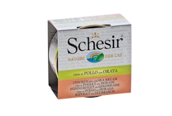 Schesir in Kochbrühe 24 x 70g Dose Katzennassfutter