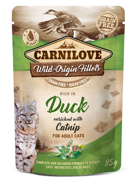 CARNILOVE 85 Gramm Katzennassfutter 24 x 85 Gramm Duck enriched & CatnipVorschaubild