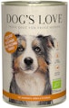 Dog's Love Bio 400g Dose Hundenassfutter 6 x 400 Gramm Pute mit Amaranth, Kürbis & PetersilieVorschaubild