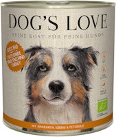 Dog's Love Bio 800g Dose Hundenassfutter