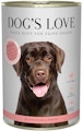 Dog's Love Hypoallergen 400g Dose Hundenassfutter 6 x 400 Gramm Pferd mit Pastinake & TomateVorschaubild
