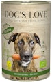 Dog's Love BARF Organics 400g Dose Hundenassfutter 6 x 400 Gramm Bio Greens mit Gemüse & ObstVorschaubild