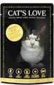 Cat's Love Adult 85g Beutel Katzennassfutter 12 x 85 Gramm Huhn Pur mit Leinöl & BrennesselVorschaubild