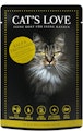 Cat's Love Adult Mix 85g Beutel Katzennassfutter 12 x 85 Gramm Kalb & Truthahn mit KatzenminzeVorschaubild