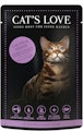 Cat's Love Adult Mix 85g Beutel Katzennassfutter 12 x 85 Gramm Lachs & Huhn mit LachsölVorschaubild