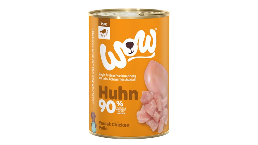 WOW 400g Dose Hundenassfutter 6 x 400 Gramm Huhn PurVorschaubild