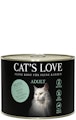 Cat's Love Adult 200g Dose Katzennassfutter 6 x 200 Gramm Pute Pur mit Lachsöl & KatzengamanderVorschaubild