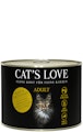 Cat's Love Adult Mix 200g Dose Katzennassfutter 6 x 200 Gramm Kalb & Truthahn mit Katzenminze Vorschaubild