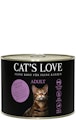 Cat's Love Adult Mix 200g Dose Katzennassfutter 6 x 200 Gramm Fisch & Huhn mit LachsölVorschaubild