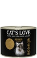 Cat's Love Senior 200g Dose Katzennassfutter 6 x 200 Gramm Ente mit Distelöl & Liebstöckel Vorschaubild