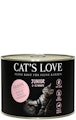 Cat's Love Junior 200g Dose Katzennassfutter 6 x 200 Gramm Huhn Pur mit Seealgen & DistelölVorschaubild