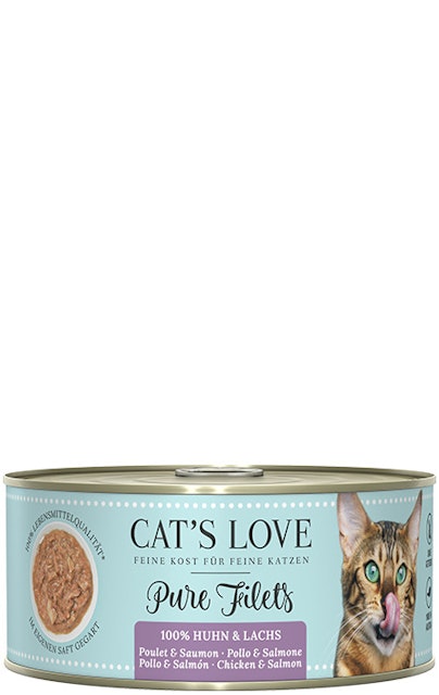 Cat's Love Pure Filets 100g Dose KatzennassfutterVorschaubild