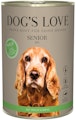 Dog's Love Senior 400g Dose Hundenassfutter 6 x 400 Gramm Wild mit Spinat & BirneVorschaubild