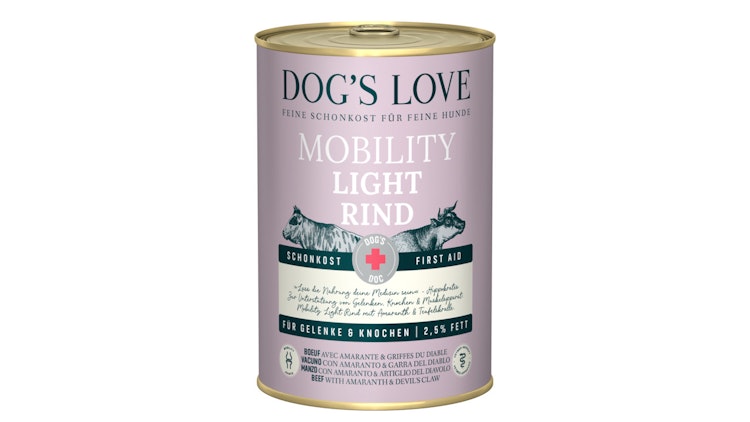 Dog's Love Schonkost mit 400 Gramm Hundenassfutter