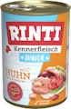 RINTI Kennerfleisch Junior 400g Dose Hundenassfutter 24 x 400 Gramm HuhnVorschaubild