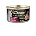 Miamor Feine Filets in Jelly 100g Dose Katzennassfutter Sparpaket 48 x 100 Gramm Huhn & SchinkenVorschaubild