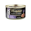 Miamor Feine Filets in Jelly 100g Dose Katzennassfutter Sparpaket 48 x 100 Gramm Thunfisch & CalamariVorschaubild