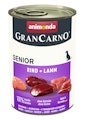 animonda Gran Carno Senior 400g Dose Hundenassfutter Sparpaket 12 x 400 Gramm Rind + LammVorschaubild