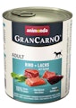animonda Gran Carno Adult 800g Dose Hundenassfutter Sparpaket 12 x 800 Gramm Rind + Lachs mit SpinatVorschaubild