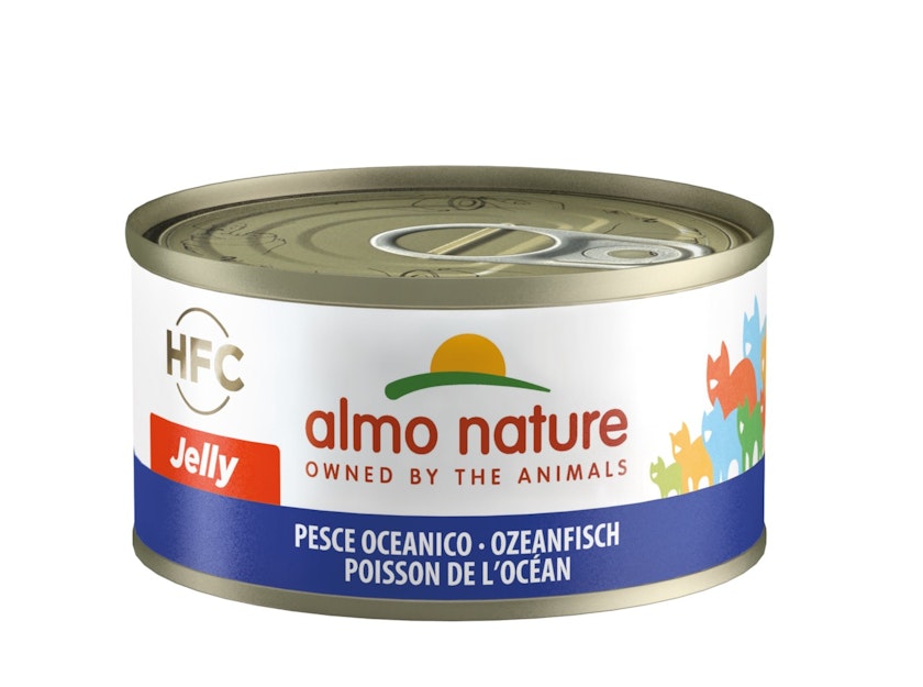 Almo Nature HFC Jelly 70g Dose Katzennassfutter Sparpaket 48 x 70 Gramm OzeanfischVorschaubild