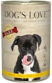 Dog's Love B.A.R.F. 400g Dose Hundenassfutter Sparpaket 12 x 400 Gramm HuhnVorschaubild