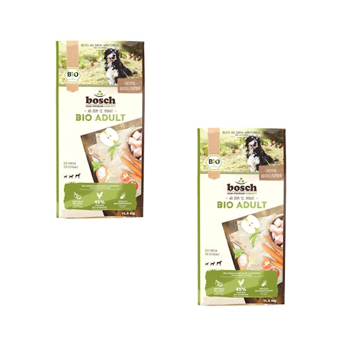 bosch Bio Adult Hühnchen & Apfel Hundetrockenfutter