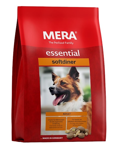mera essential Softdiner Mix Menü Active Hundetrockenfutter